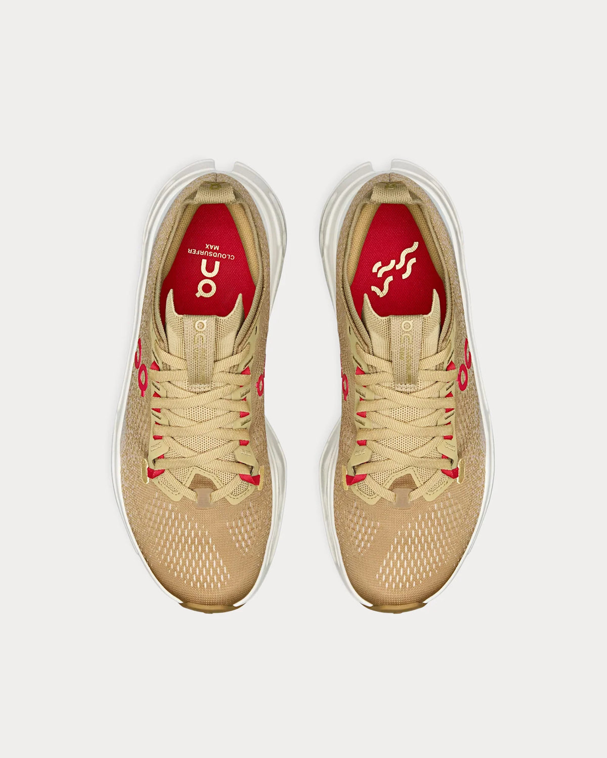 On â€?Cloudsurfer Max ‘Year of the Horseâ€?Chai / Ivory Running Shoes